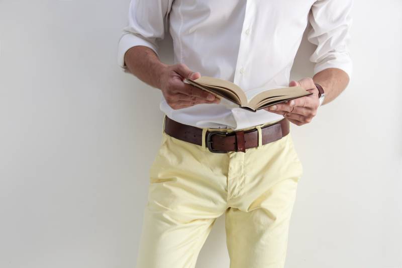 Pantalon Chino style Ivy-League pour homme élégant